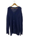 【中古】Jean Paul Gaultier◆ロングカーディガン(厚手)/L/ウール/NVY/無地//【メンズウェア】