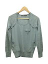 【中古】COMPTOIR DES COTONNIERS◆セーター(薄手)/XS/ウール/GRY/無地【レディースウェア】