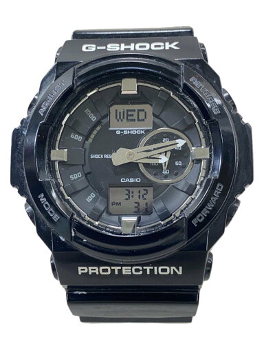 【中古】CASIO◆クォーツ腕時計/デジアナ/ラバー/BLK/BLK/GA-150BW【服飾雑貨他】 【中古】CASIO◆クォーツ腕時計/デジアナ/ラバー/BLK/BLK/GA-150BW【服飾雑貨他】