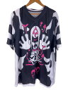 【中古】SOLAS WORLD/SPELLCASTER JERSEY T-SHIRT/3XL/ポリエステル/BLK/総柄【メンズウェア】