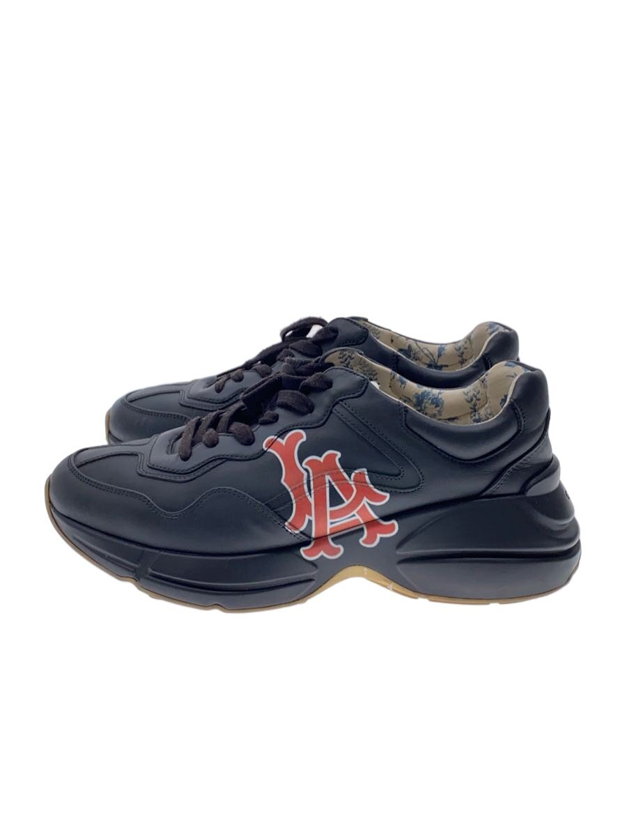 GUCCI◆19SS/Rhyton sneaker with LA Angels/ローカットスニーカー/UK7/BLK/548637