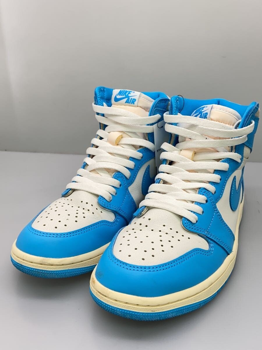 【中古】NIKE◆AIR JORDAN 1 HIGH OG_エア ジョーダン 1 HIGH OG/27.5cm/BLU【シュ...