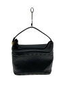 【中古】YVES SAINT LAURENT◆オールド/ハンドバッグ/レザー/BLK【バッグ】