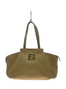 【中古】FENDI◆トートバッグ/レザー/BEG/8BR636【バッグ】