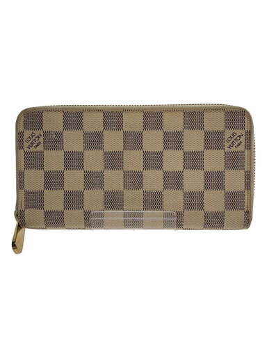 【中古】LOUIS VUITTON◆ジッピー・ウォレット_ダミエ・アズール_WHT/PVC/WHT/メンズ【服飾雑貨他】 【中古】LOUIS VUITTON◆ジッピー・ウォレット_ダミエ・アズール_WHT/PVC/WHT/メンズ【服飾雑貨他】