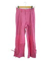 【中古】IRENE◆Cotton Roll-up Pants/ボトム/36/リネン/PNK/23s88002【レディースウェア】