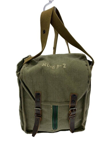 【中古】MILITARY◆ユーロ/ショルダーバッグ/キャンバス/KHK/無地【バッグ】 【中古】MILITARY◆ユーロ/ショルダーバッグ/キャンバス/KHK/無地【バッグ】