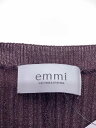 【中古】emmi◆emmi エミ/カーディガン(薄手)/one/コットン/ブラウン/14wnt224210【レディースウェア】 3