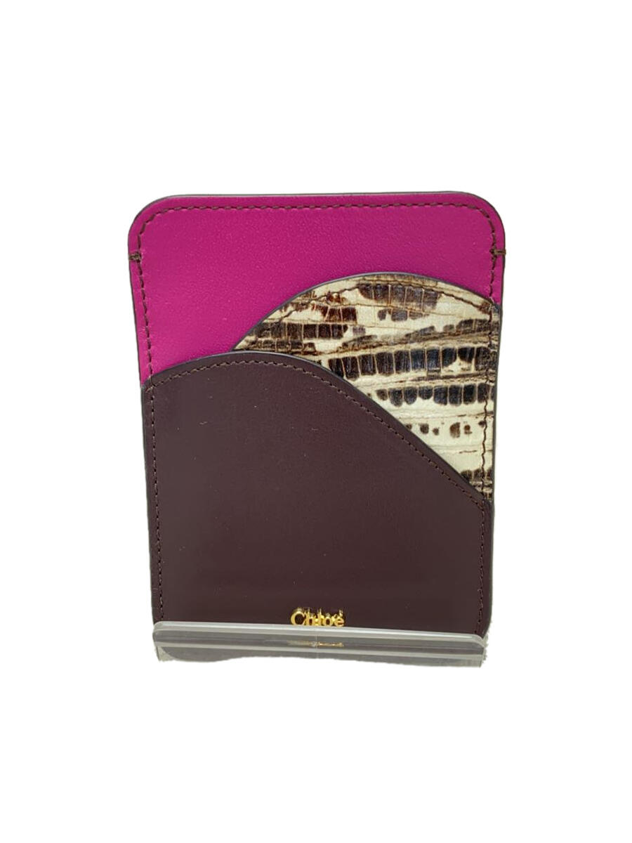 【中古】Chloe◆walden card holder/カードケース/レザー/レディース【服飾雑貨他】