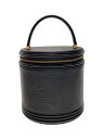 【中古】LOUIS VUITTON◆カンヌ_エピ_BLK/レザー/BLK/無地【バッグ】