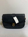 【中古】CELINE◆ショルダーバッグ/レザー/ブラック/無地/ガンチーニ/ボディバッグ【バッグ】