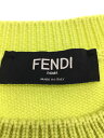 【中古】FENDI◆ROUND NECK KNITS/セーター(厚手)/48/ウール/GRN/FZX123 AM6E【メンズウェア】