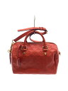 【中古】LOUIS VUITTON◆スピーディ・バンドリエール25_モノグラム・アンプラント_RED/レザー/RED//【バッグ】