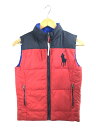 【中古】POLO RALPH LAUREN◆ベスト/130cm/ポリエステル【キッズ】