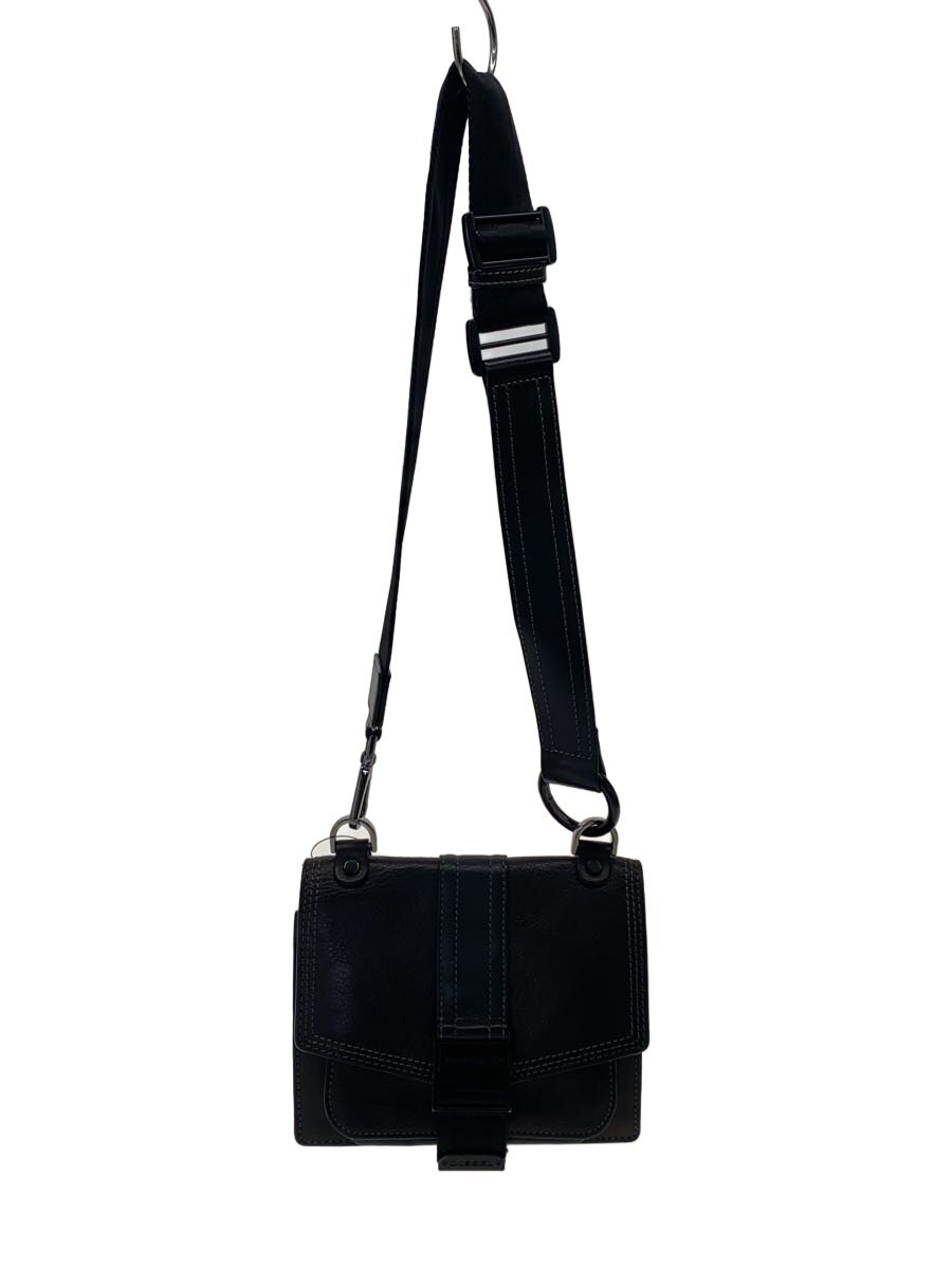 C, D, T, R, W - 【中古】DIESEL◆ショルダーバッグ/レザー/BLK//【バッグ】