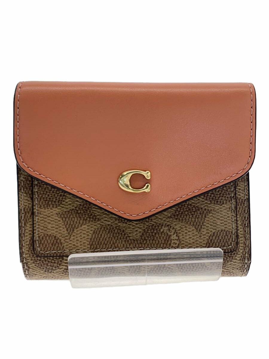 【中古】COACH◆2つ折り財布/レザー/BRW/レディース/M2132//【服飾雑貨他】