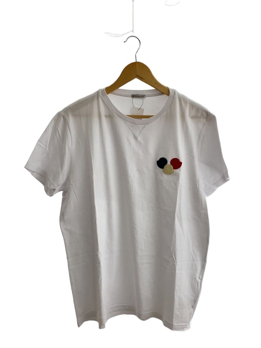 MONCLER◆Tシャツ/--/コットン/WHT/SCOM-15-510/MAGLIA T-SHITS