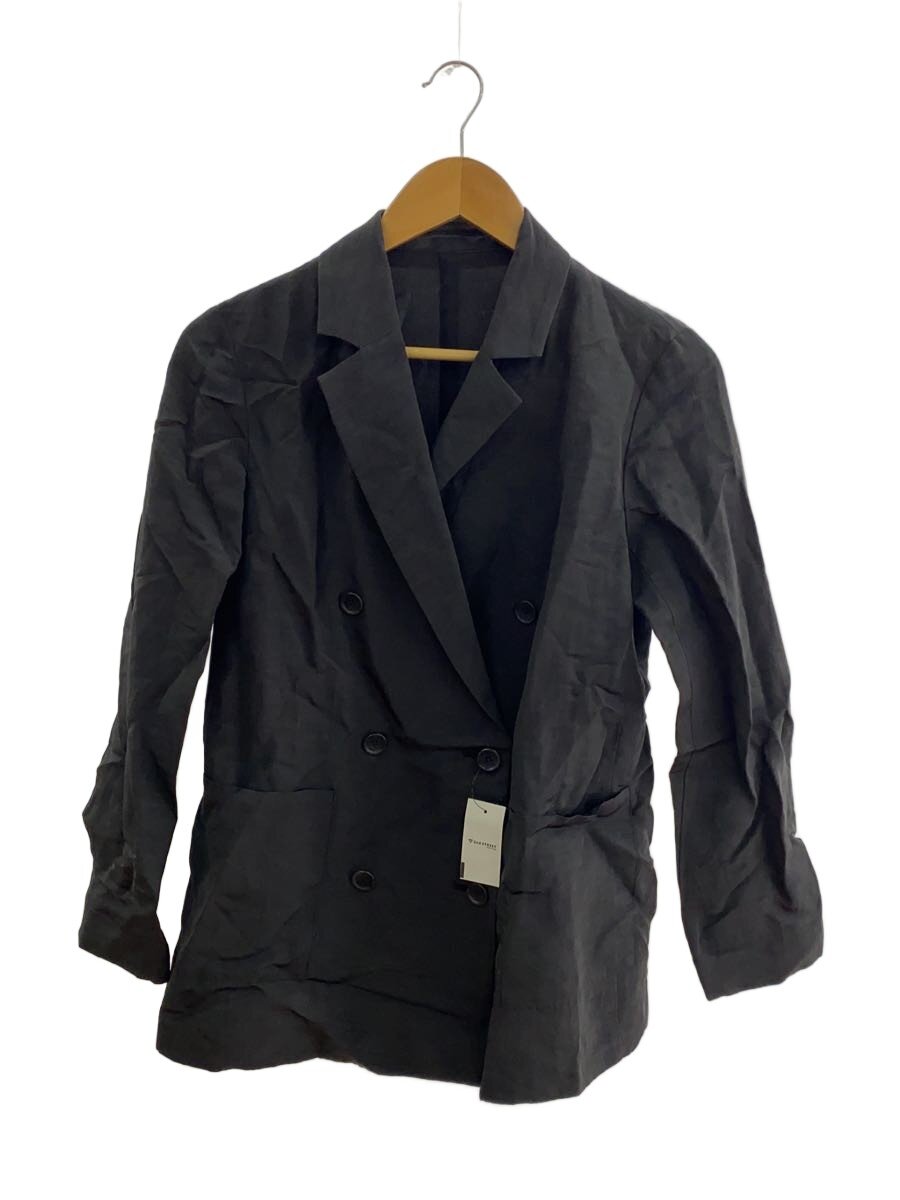 【中古】Demi-Luxe BEAMS◆ジャケット/36/レーヨン/BLK//【レディースウェア】