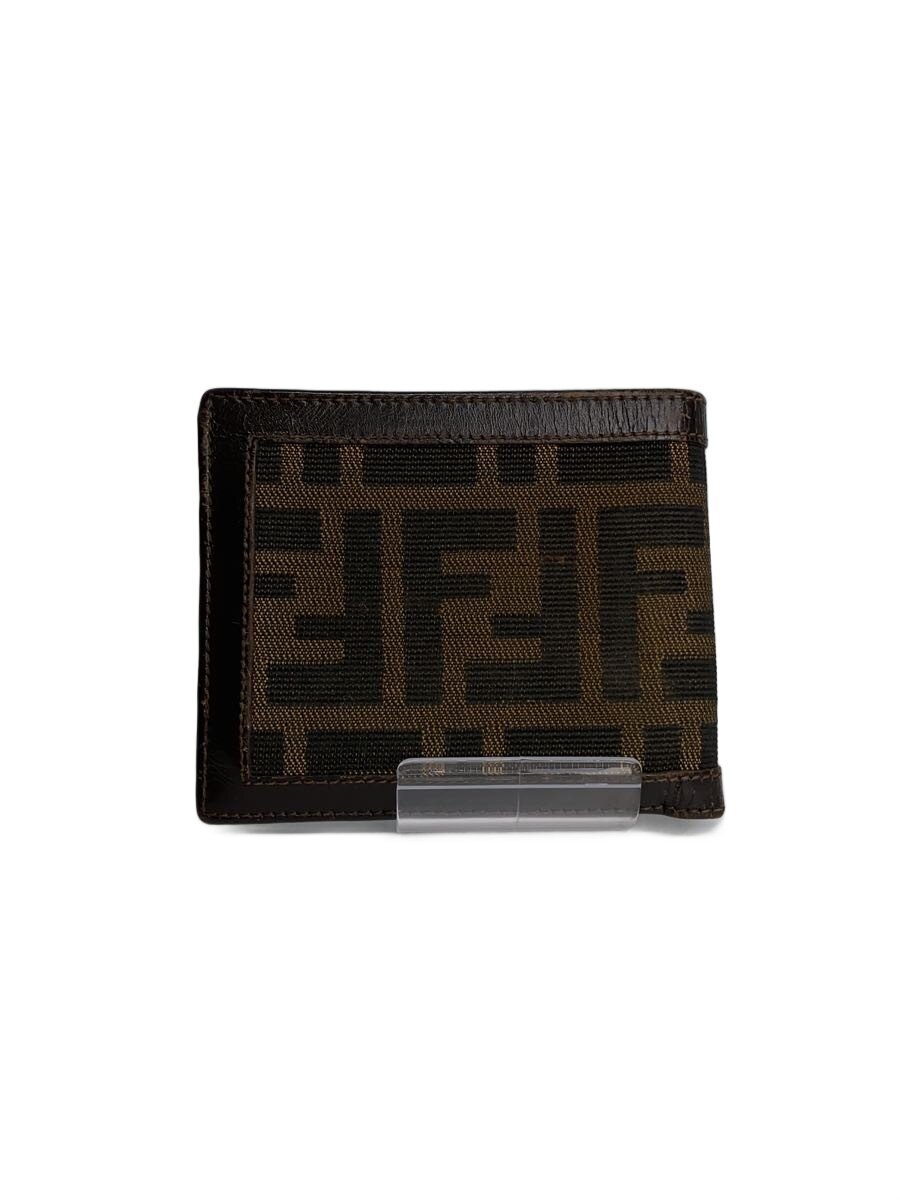 【中古】FENDI◆2つ折り財布/キャンバス/メンズ/2289 59246 008【服飾雑貨他】