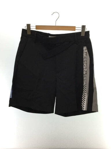 【中古】FACETASM◆ショートパンツ/4/ウール/BLK/無地/kgo-pt-m16//【メンズウェア】 【中古】FACETASM◆ショートパンツ/4/ウール/BLK/無地/kgo-pt-m16//【メンズウェア】