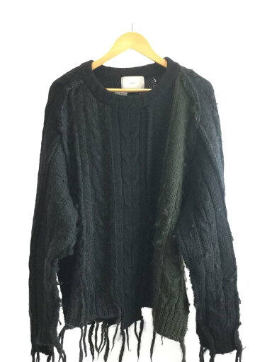 【中古】SUGARHILL◆セーター(厚手)/0/ウール/BLK/21AWKN01//【メンズウェア】 【中古】SUGARHILL◆セーター(厚手)/0/ウール/BLK/21AWKN01//【メンズウェア】
