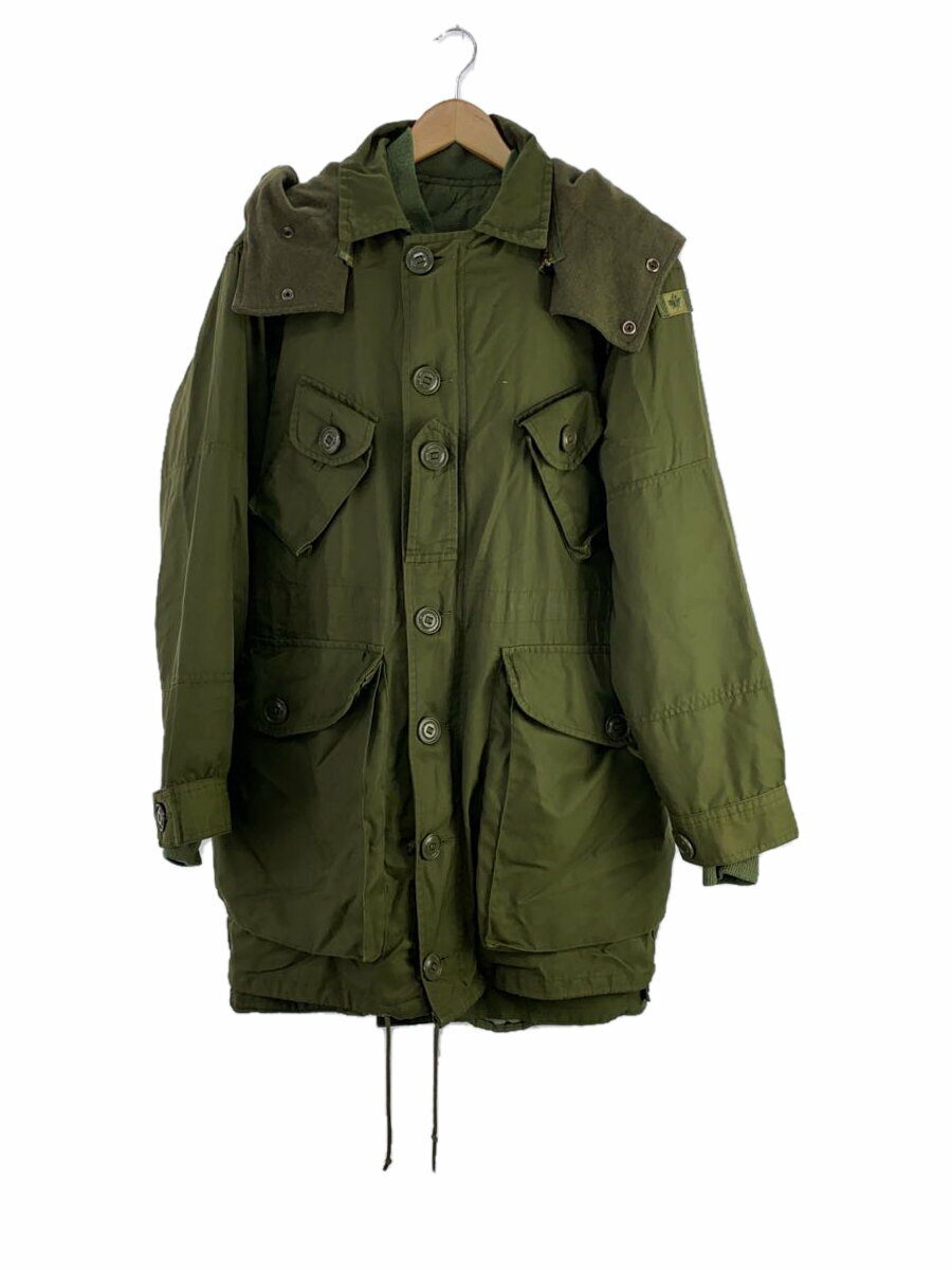 【中古】MILITARY◆モッズコート/--/コットン/KHK/無地/8415-21-870-5575/カーキ//【メンズウェア】