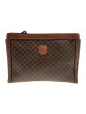 【中古】CELINE◆クラッチバッグ/--/BRW/総柄/M06【バッグ】