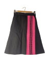 【中古】COMME des GARCONS◆スカート/S/ウール/BLK/無地/GS-04055S【レディースウェア】(4)
