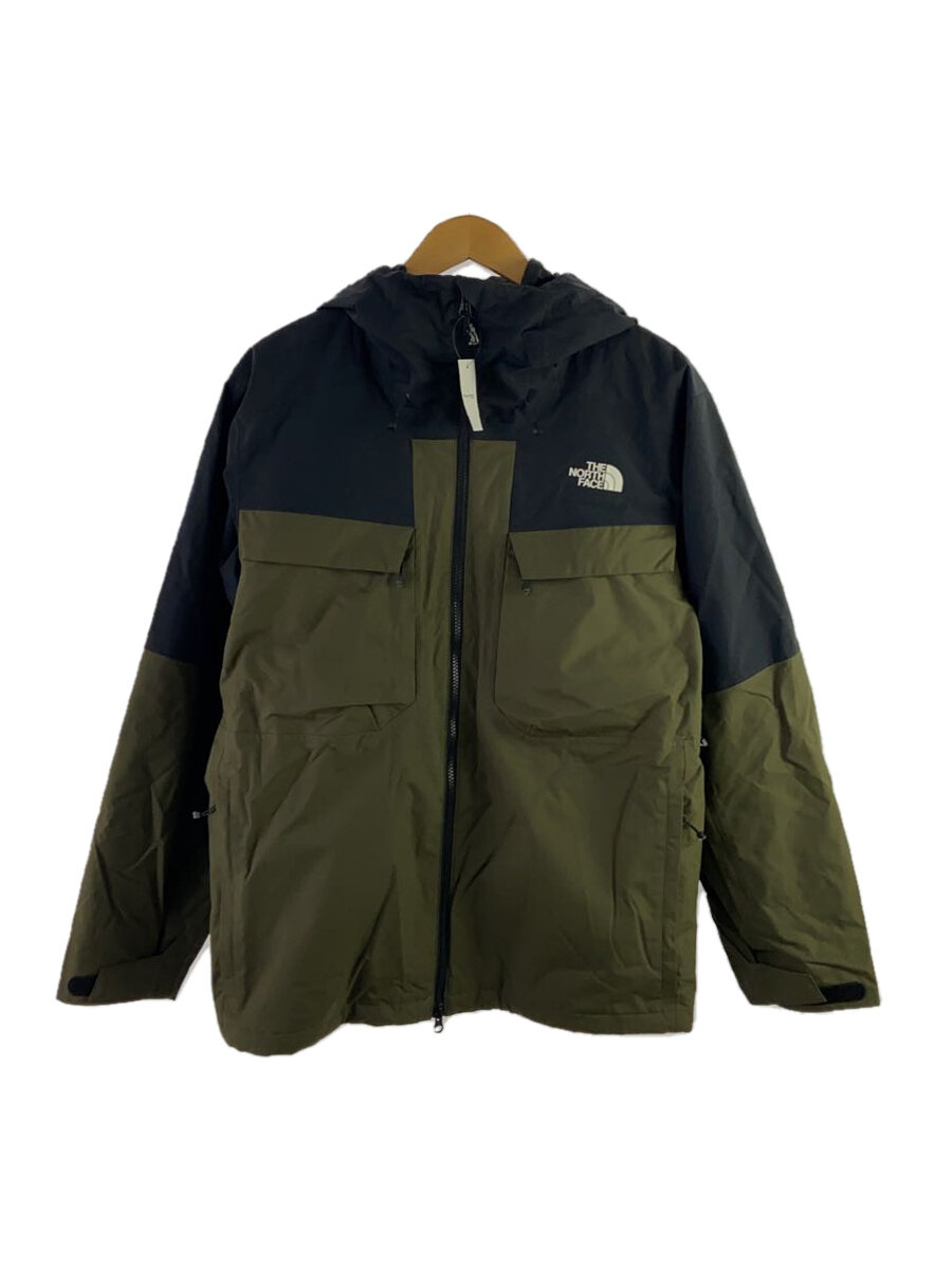 【中古】THE NORTH FACE◆FOURBARREL TRICLIMATE JACKET_フォーバレルトリクライメイトジャケット/L/ナイロン/KH【メンズウェア】