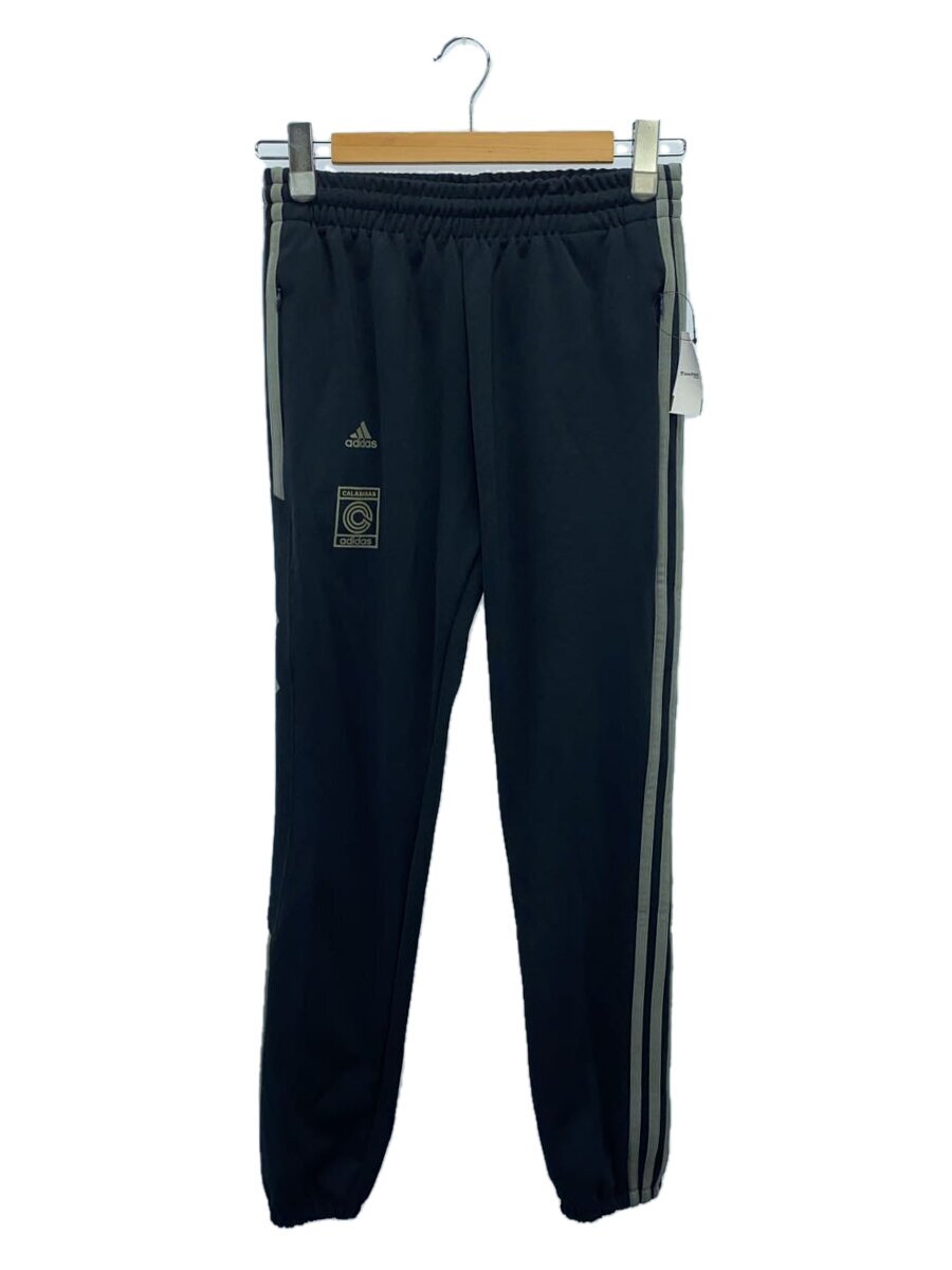 【中古】adidas◆18AW KANYE WEST CALABASAS/ボトム/XS/ポリエステル/ブラック//【メンズウェア】