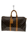 【中古】LOUIS VUITTON◆キーポル・バンドリエール45_モノグラム・キャンバス_BRW/PVC/BRW【バッグ】