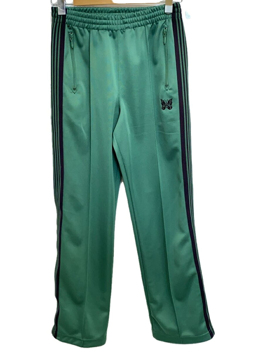 【中古】Needles◆ボトム/XS/ポリエステル/GRN/無地/MR286/タグ付/Track Pant Poly Smooth【メンズウェア】