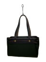 【中古】HERMES◆トートバッグ/コットン/BRW/無地【バッグ】