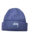 【中古】STUSSY◆ニットキャップ/--/アクリル/PUP/無地/メンズ/132935【服飾雑貨他】
