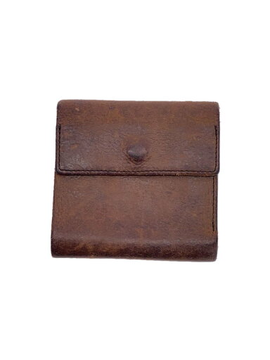 【中古】Hender Scheme◆clasp wallet/2つ折り財布/レザー/ブラウン/メンズ/カード3枚/【服飾雑貨他】 【中古】Hender Scheme◆clasp wallet/2つ折り財布/レザー/ブラウン/メンズ/カード3枚/【服飾雑貨他】