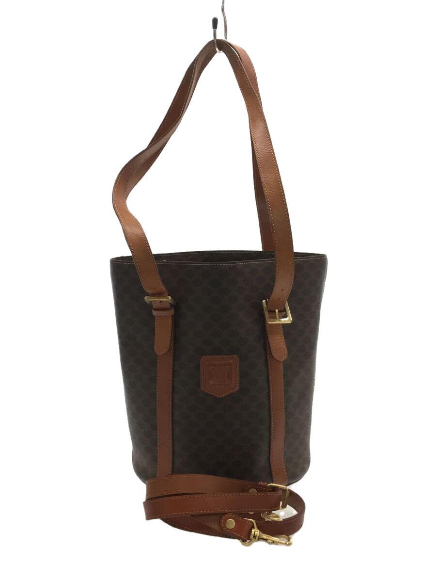 【中古】CELINE◆トートバッグ/PVC/BRW/総柄【バッグ】