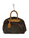 【中古】LOUIS VUITTON◆2)ボーリング・ヴァニティ(ドーヴィル)_モノグラム・キャンバス_BRW/PVC/BRW【バッグ】(4)