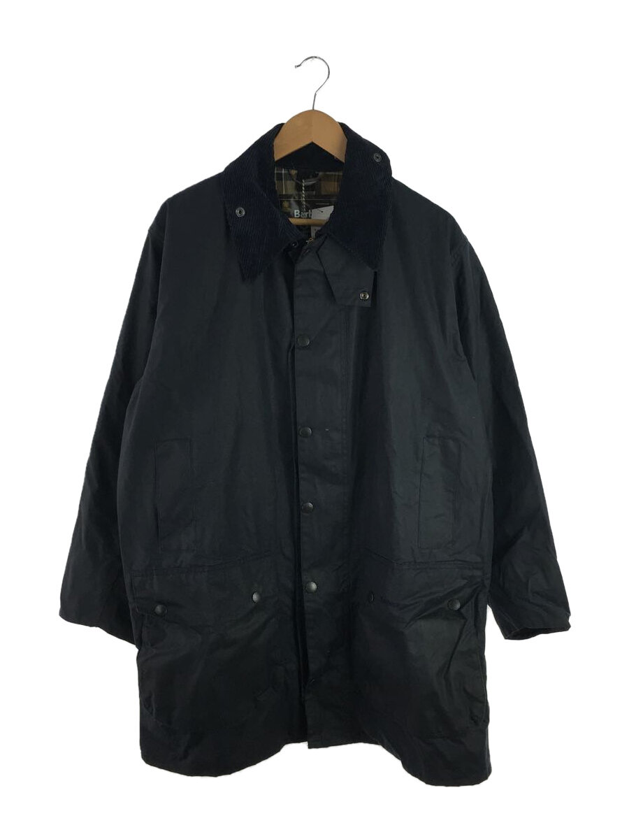 【中古】Barbour◆コート/42/コットン/NVY/MWX0008NY91/BORDER【メンズウェア】