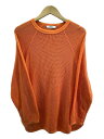 【中古】PHEENY◆Basket mesh raglan sleeve/長袖カットソー/FREE/ORN/無地/PS23-CS14【レディースウェア】