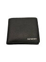 【中古】BURBERRY◆2つ折り財布/牛革/BLK/無地/メンズ【服飾雑貨他】(4)