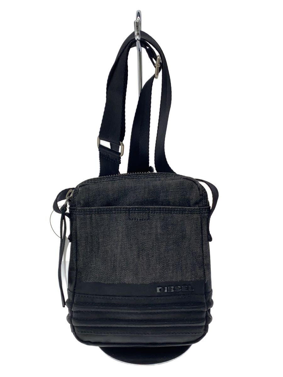 【中古】DIESEL◆ショルダーバッグ/デニム/GRY/無地【バッグ】