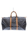 【中古】LOUIS VUITTON◆LOUIS VUITTON ルイヴィトン キーポル50_モノグラム・キャンバス_BRW/PVC【バッグ】