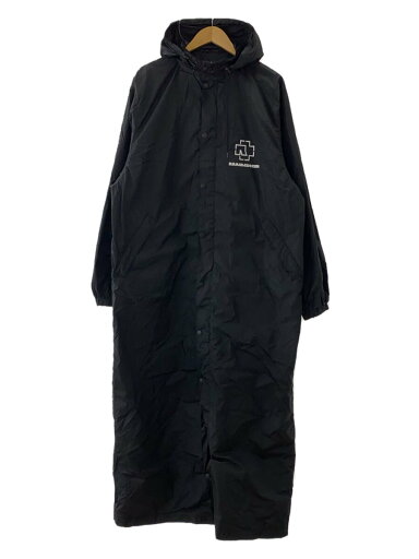 【中古】BALENCIAGA◆×rammstein/レインコート/コート/XXS/ポリエステル/BLK/671094【メンズウェア】 【中古】BALENCIAGA◆×rammstein/レインコート/コート/XXS/ポリエステル/BLK/671094【メンズウェア】
