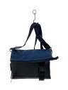 【中古】LANVIN en Bleu◆ショルダーバッグ/レザー/BLK/カモフラ【バッグ】