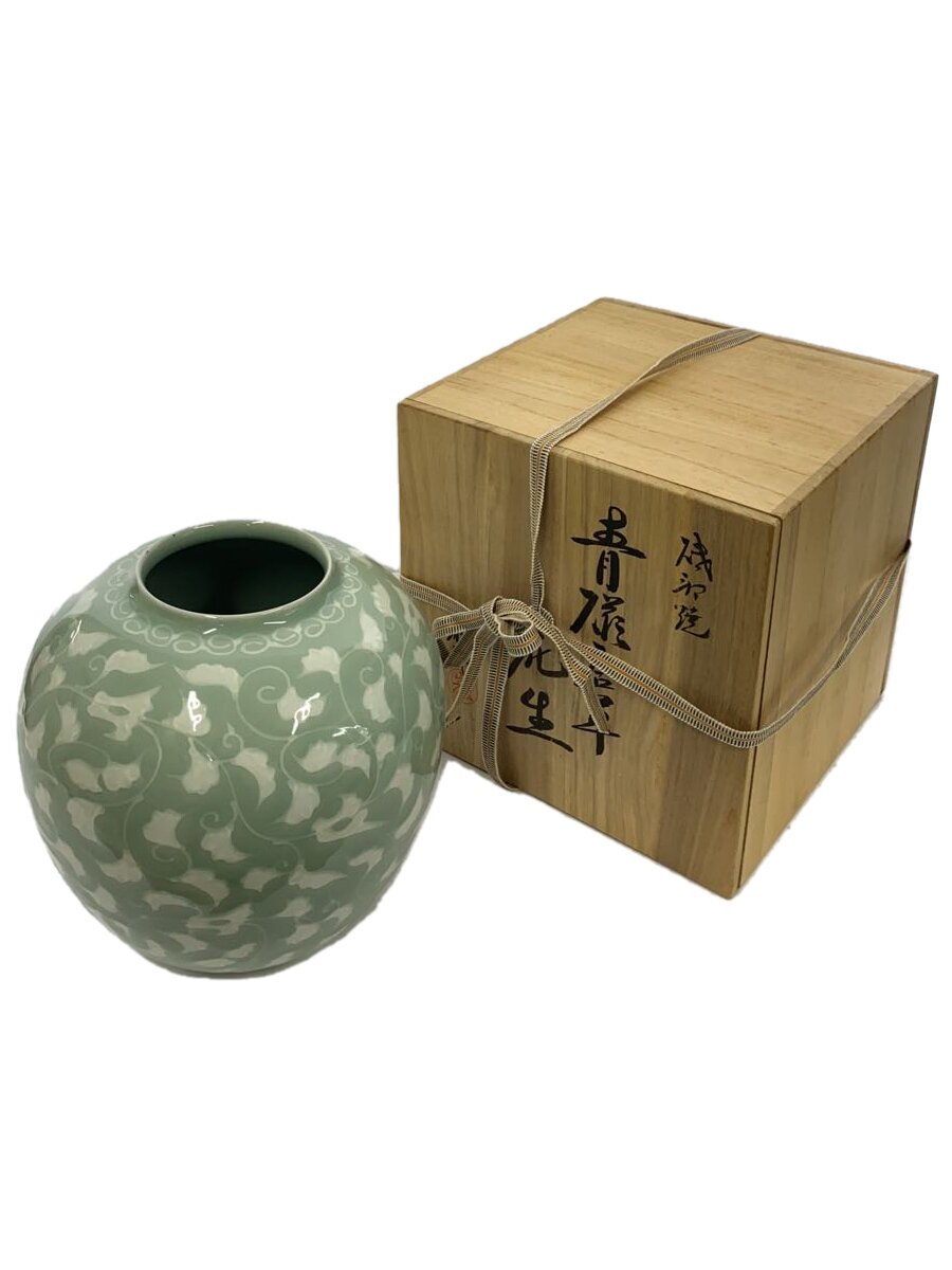【中古】青磁/壷・花瓶/GRN【インテリア小物・日用雑貨】