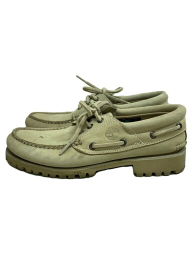【中古】Timberland◆デッキシューズ/25cm/CRM【シューズ】 【中古】Timberland◆デッキシューズ/25cm/CRM【シューズ】