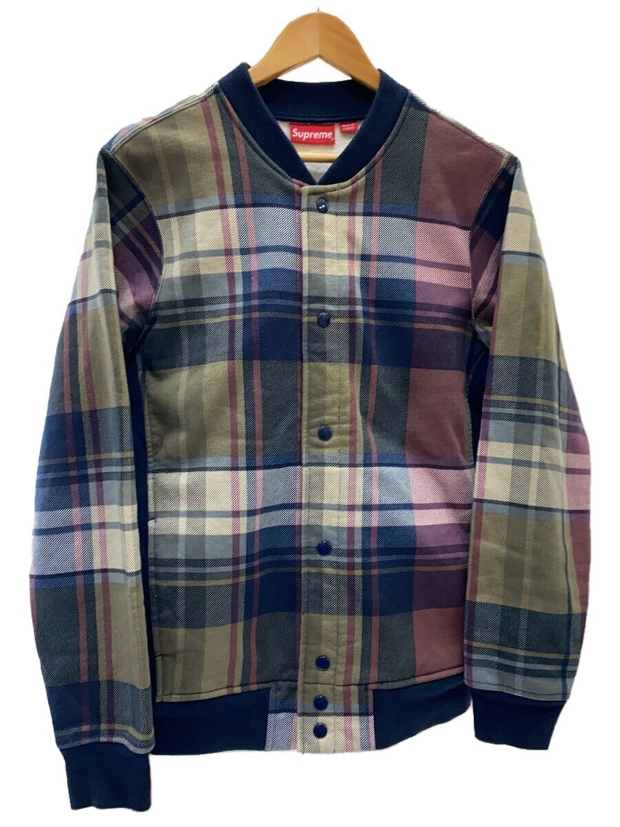 【中古】Supreme◆ブルゾン/M/コットン/マルチカラー/チェック【メンズウェア】