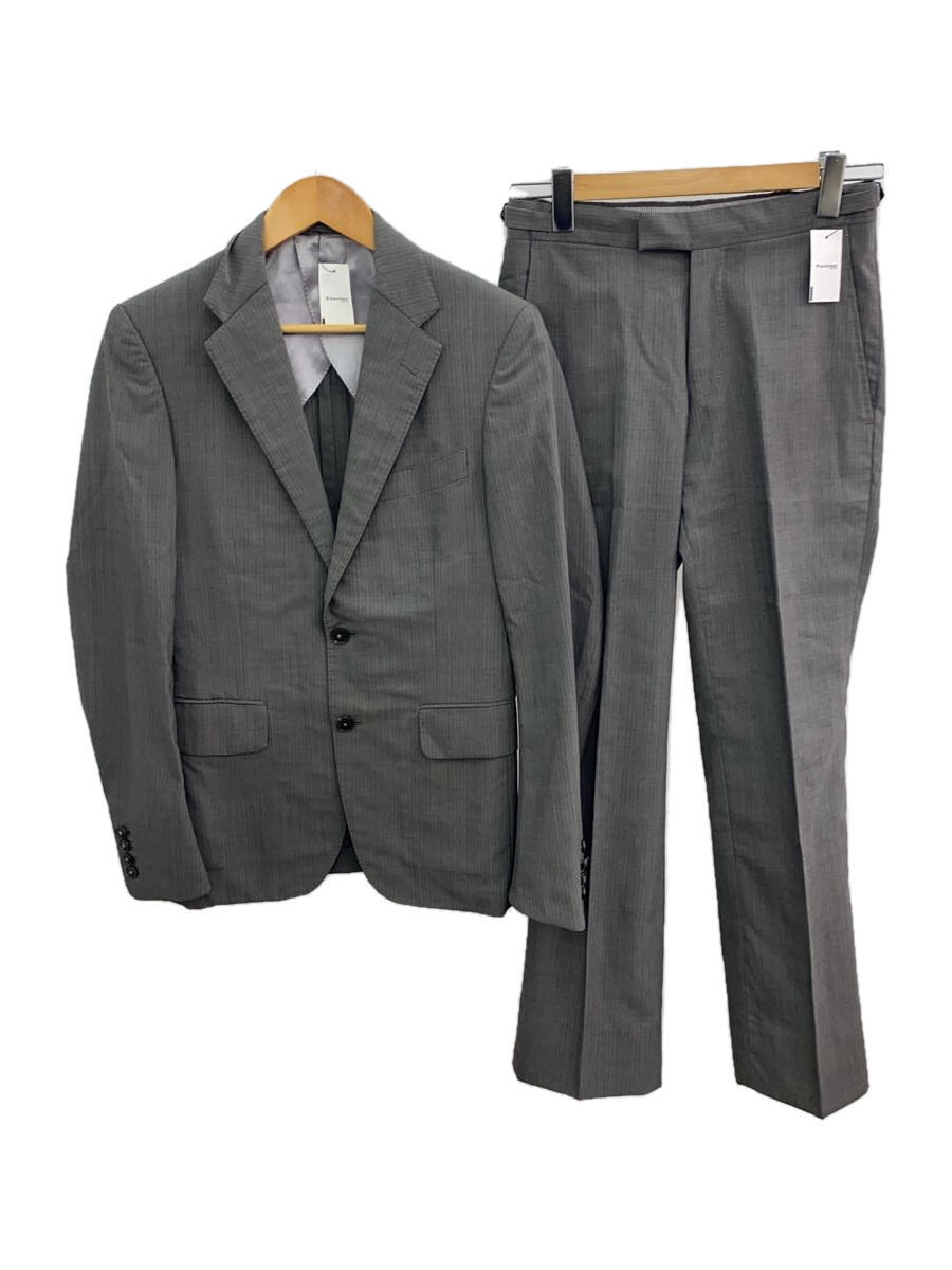 【中古】Casely-Hayford◆スーツ/セットアップ/34/ウール/GRY/ストライプ【メンズウェア】