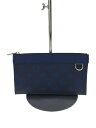 【中古】LOUIS VUITTON◆ポシェット・ディスカバリーPM_モノグラム/PVC/BLU【バッグ】