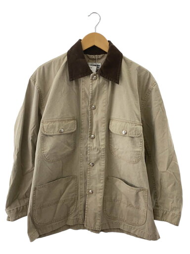 【中古】LASTMAN/25SS/OX CHORE JACKET/カバーオール/S/コットン/BEG/251LM-JK03//【メンズウェア】 【中古】LASTMAN/25SS/OX CHORE JACKET/カバーオール/S/コットン/BEG/251LM-JK03//【メンズウェア】